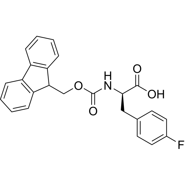 Fmoc-D-Phe(4-F)-OH Chemical Structure