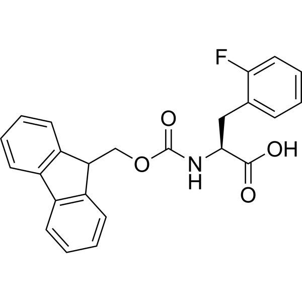 Fmoc-Phe(2-F)-OH Chemical Structure