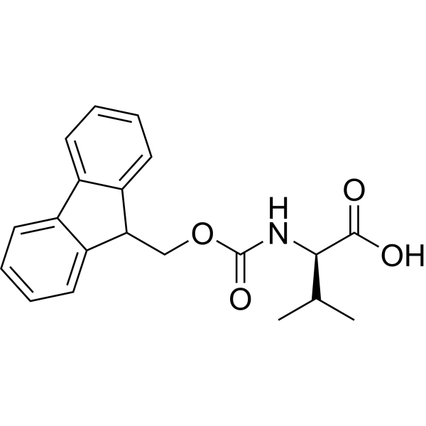 Fmoc-D-Val-OH Chemical Structure