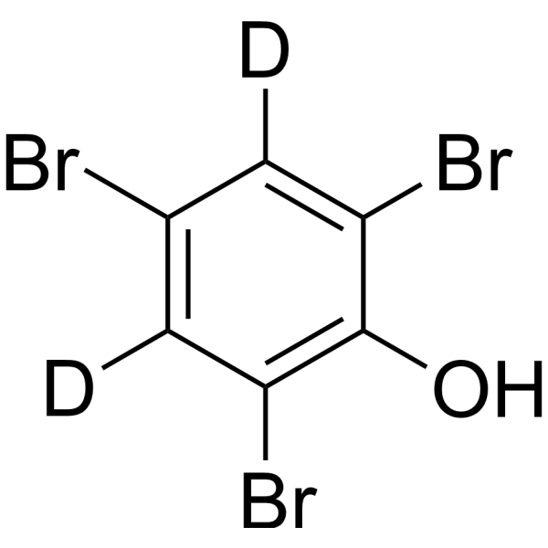 2,4,6-Tribromophenol-d<sub>2</sub> Chemical Structure