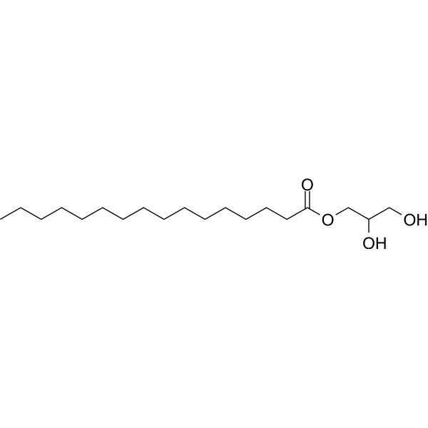 1-Monopalmitin Chemical Structure