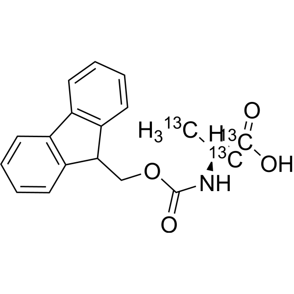 Fmoc-Ala-OH-13C3 Chemical Structure