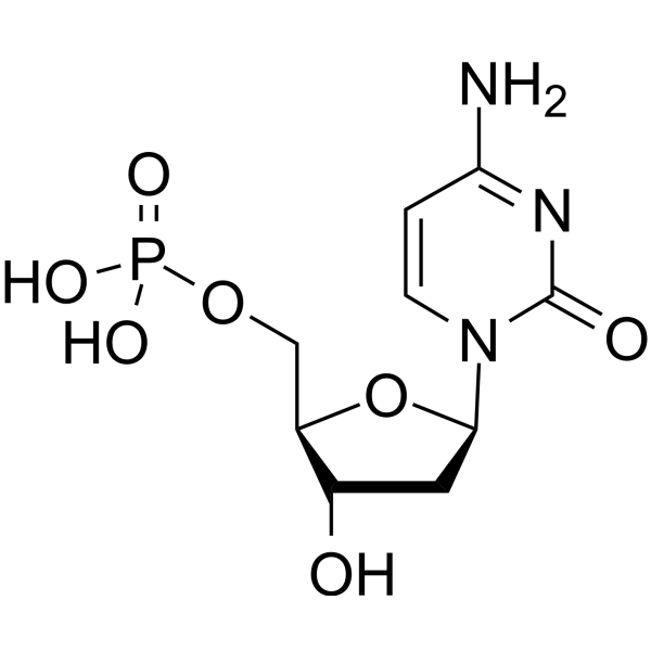 2'-Deoxycytidine-5'-monophosphoric acid Chemical Structure