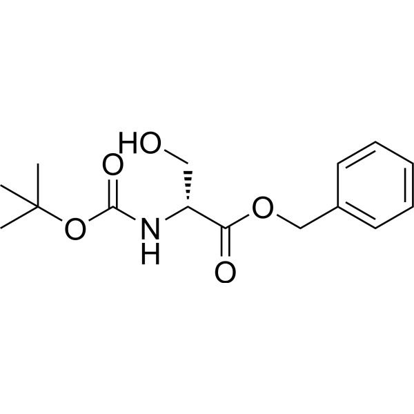 Benzyl (tert-butoxycarbonyl)-D-serinate Chemical Structure