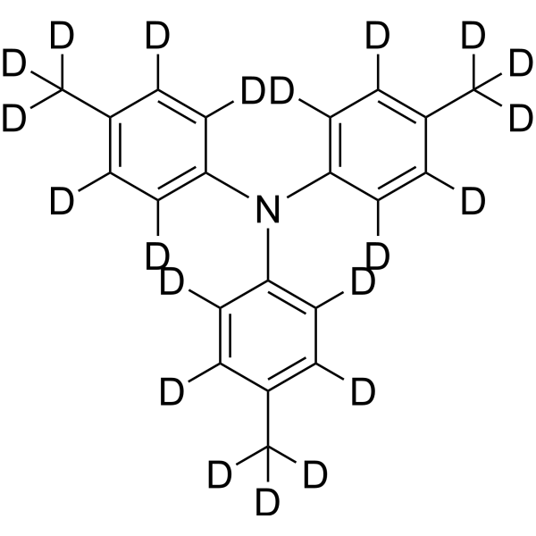 Tri-p-tolylamine-d<sub>21</sub> Chemical Structure