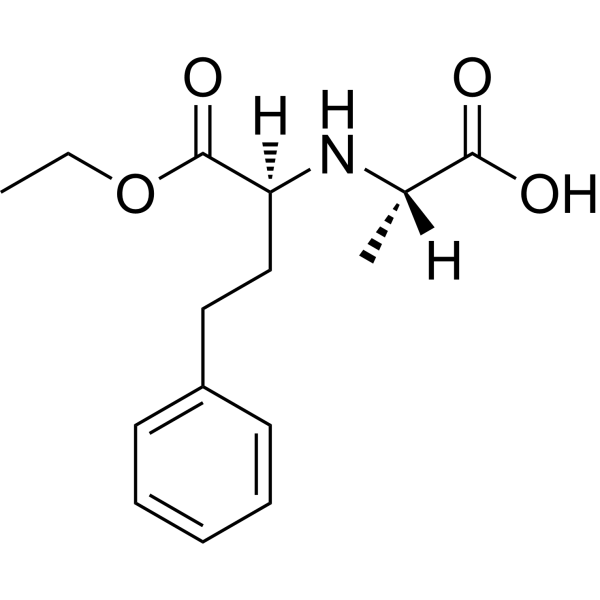 (S)-2-(((S)-1-<em>Ethoxy</em>-1-oxo-4-phenylbutan-2-yl)amino)propanoic acid