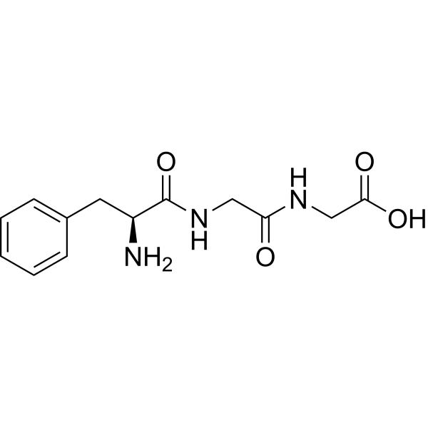 L-Phenylalanylglycylglycine Chemical Structure