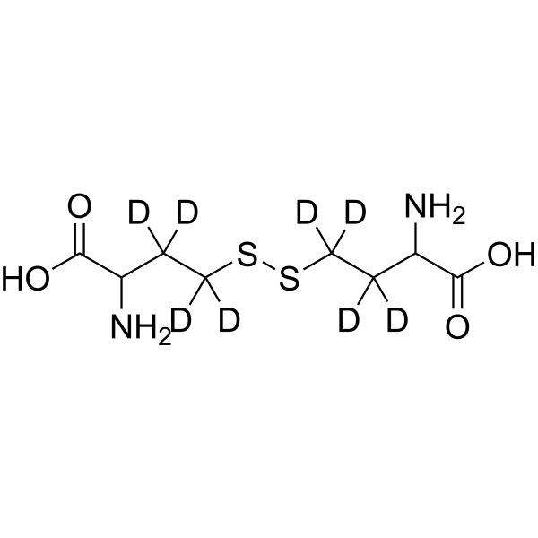 DL-Homocystine-3,3,3’,3’,4,4,4’,4’-d<sub>8</sub> Chemical Structure