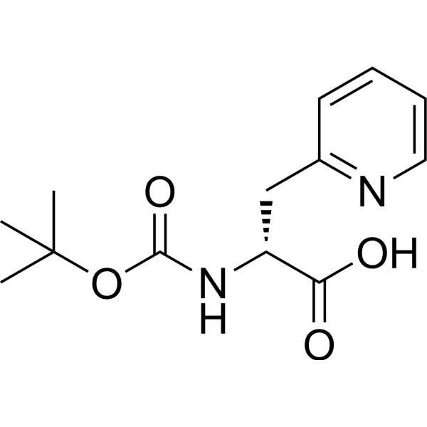 Boc-D-2-Pal-OH Chemical Structure