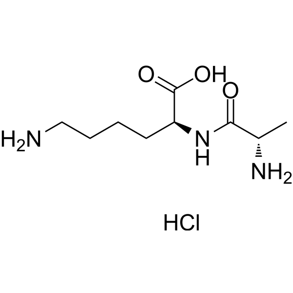 (<em>S</em>)-6-Amino-<em>2</em>-((<em>S</em>)-<em>2</em>-aminopropanamido)hexanoic acid hydrochloride