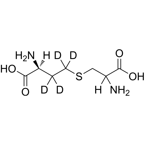 (S)-Cystathionine-d<sub>4</sub> Chemical Structure