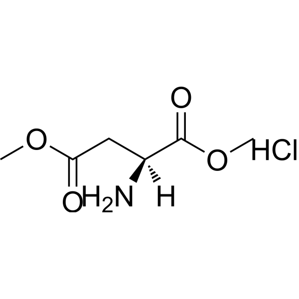 H-Asp(ome)-OMe HCl Chemical Structure