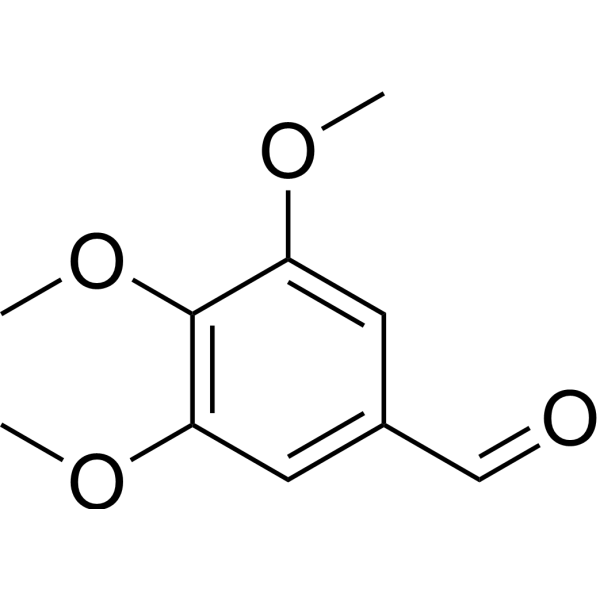 3,4,5-Trimethoxybenzaldehyde Chemical Structure