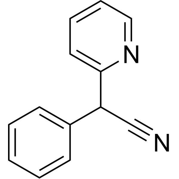 2-Phenyl-2-(2-pyridyl)acetonitrile Chemical Structure