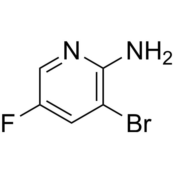 2-Amino-3-bromo-5-fluoropyridine Chemical Structure