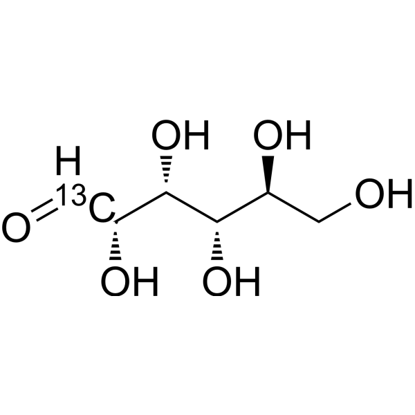L-Glucose-<sup>13</sup>C Chemical Structure