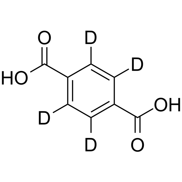 Terephthalic acid-d<sub>4</sub> Chemical Structure