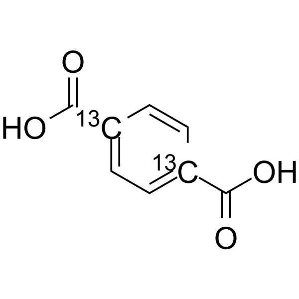 Terephthalic acid-<sup>13</sup>C<sub>2</sub> Chemical Structure