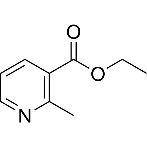 Ethyl 2-methylnicotinate Chemical Structure