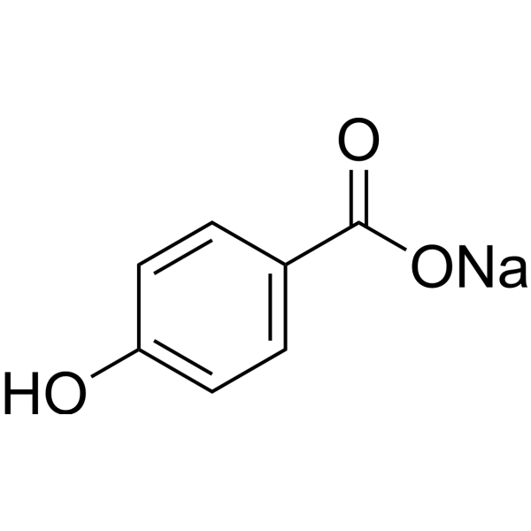 4-Hydroxybenzoate sodium Chemical Structure