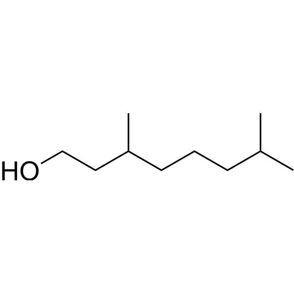 3,7-Dimethyl-1-octanol Chemical Structure