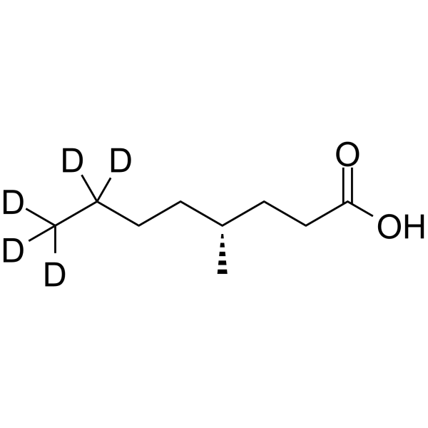 4-Methyloctanoic acid-d5 Chemical Structure