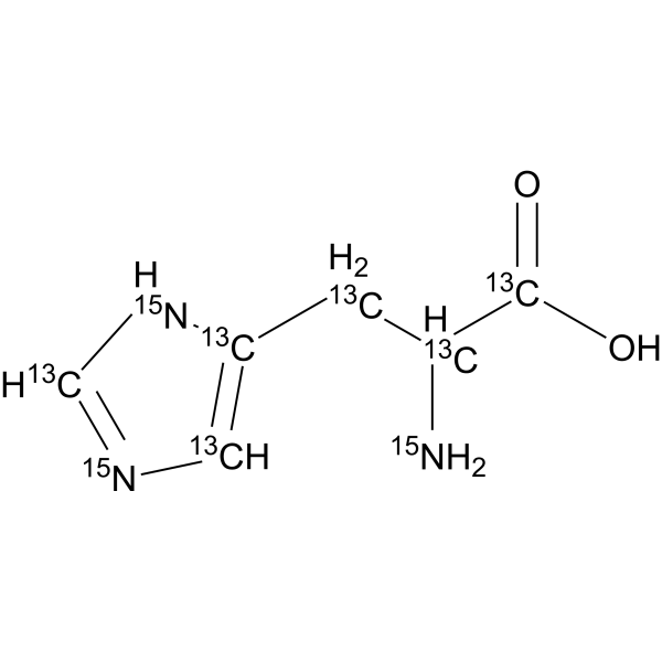 DL-Histidine-13C6,15N3 Chemical Structure