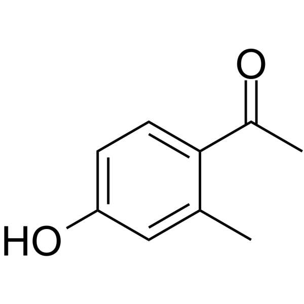 4′-Hydroxy-2′-methylacetophenone Chemical Structure