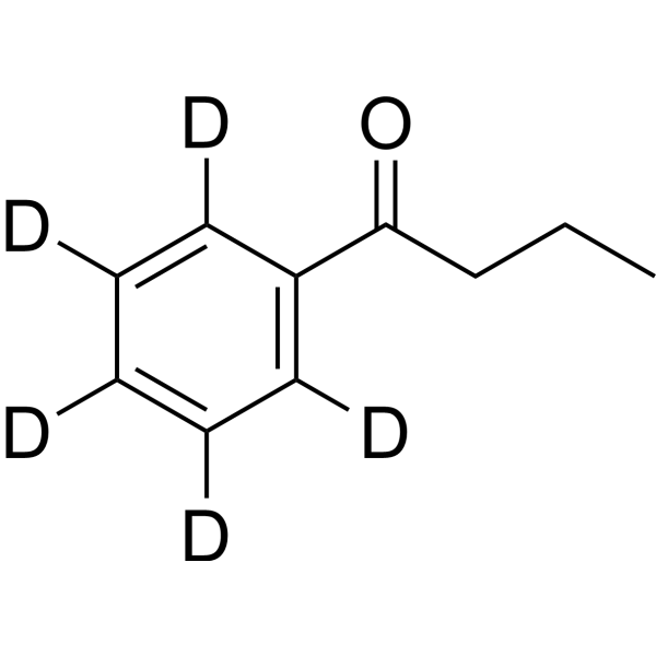 1-Phenylbutan-1-<em>one</em>-d5