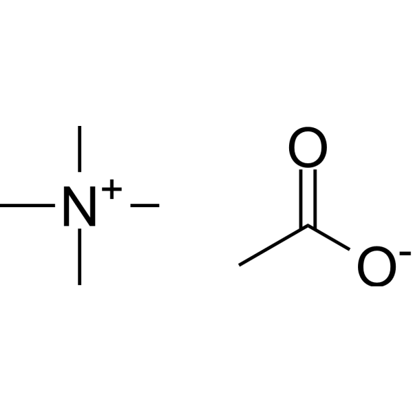 Tetramethylammonium acetate Chemical Structure