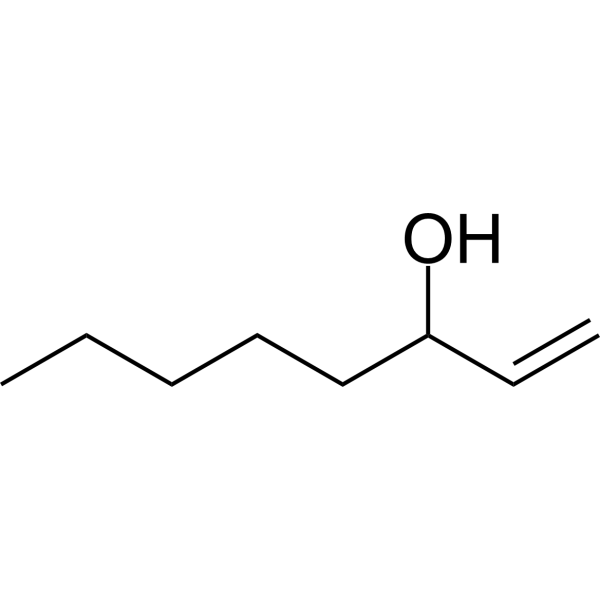 Oct-1-en-3-ol Chemical Structure