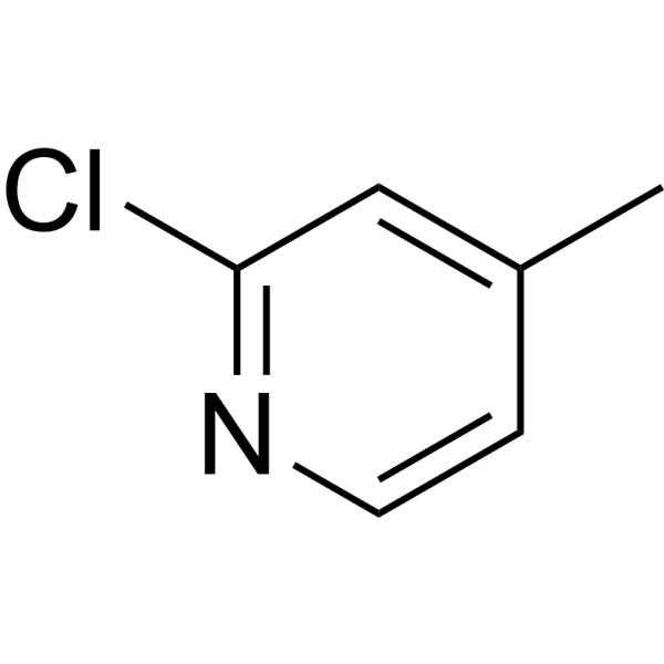 2-Chloro-4-methylpyridine Chemical Structure