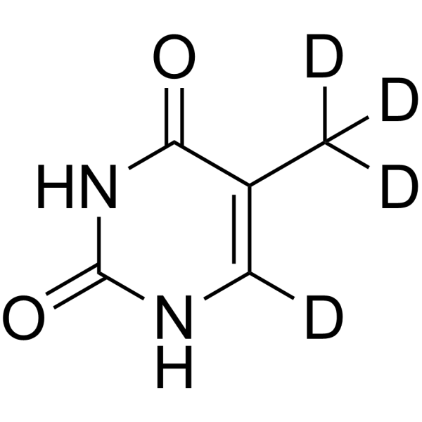 Thymine-d<sub>4</sub>-1 Chemical Structure