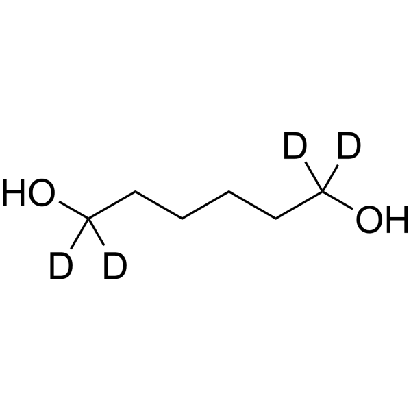 Hexane-1,6-diol-d<sub>4</sub> Chemical Structure