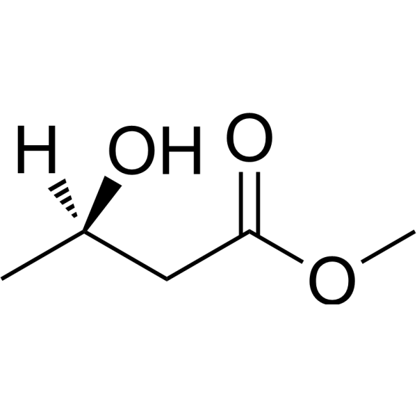 (R)-Methyl 3-hydroxybutanoate Chemical Structure