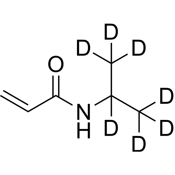 N-Isopropylacrylamide-d<sub>7</sub> Chemical Structure