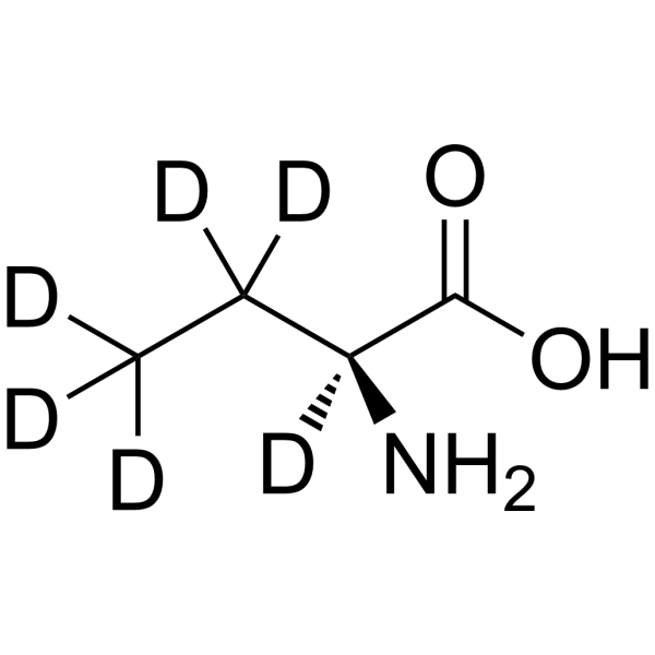 H-Abu-OH-d<sub>6</sub> Chemical Structure
