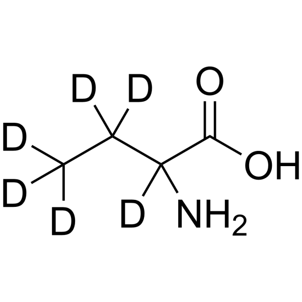 H-DL-Abu-OH-d<sub>6</sub> Chemical Structure