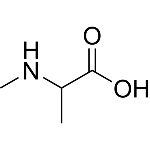 H-N-Me-DL-Ala-OH Chemical Structure