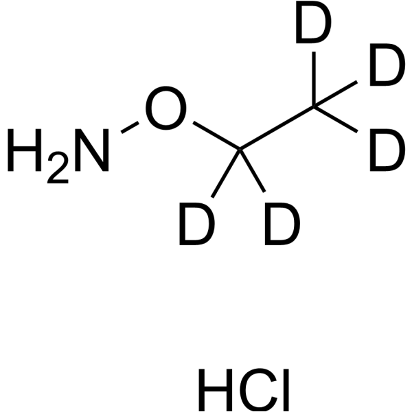 O-Ethylhydroxylamine-d<sub>5</sub> hydrochloride Chemical Structure