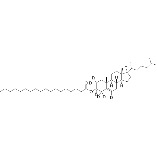 Cholesterol stearate-d<sub>6</sub> Chemical Structure