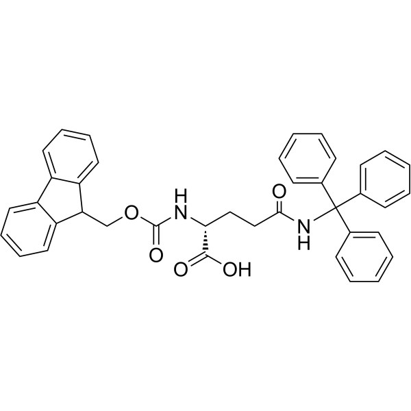 Fmoc-D-Gln(Trt)-OH Chemical Structure