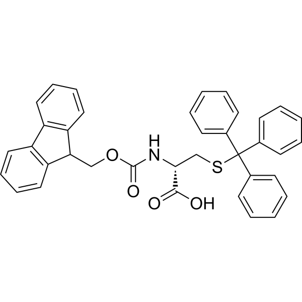 Fmoc-D-Cys(Trt)-OH Chemical Structure