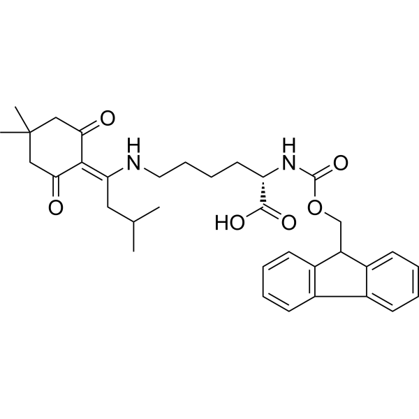 Fmoc-L-Lys(ivDde)-OH Chemical Structure