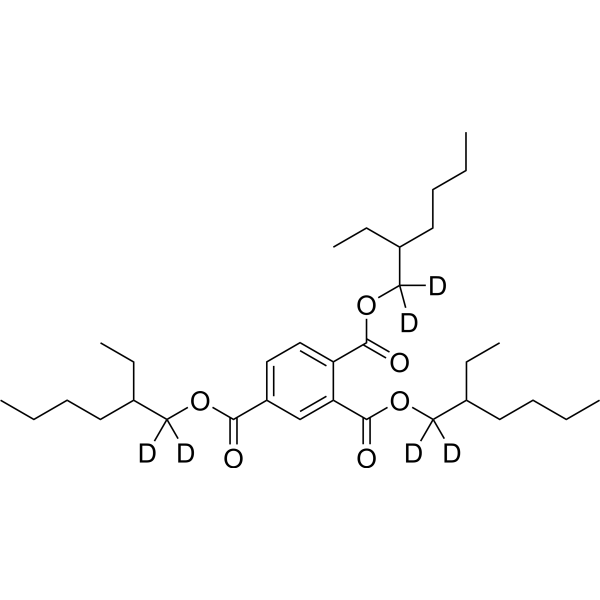 Trioctyl trimellitate-d<sub>6</sub> Chemical Structure