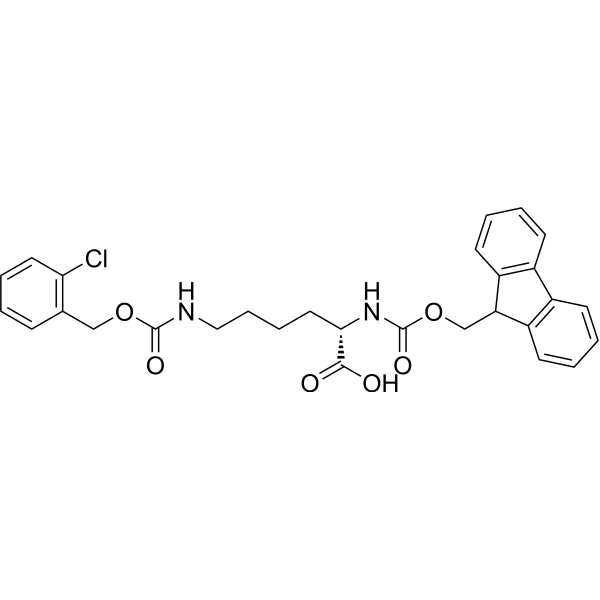 Fmoc-Lys(2-Cl-Z)-OH Chemical Structure