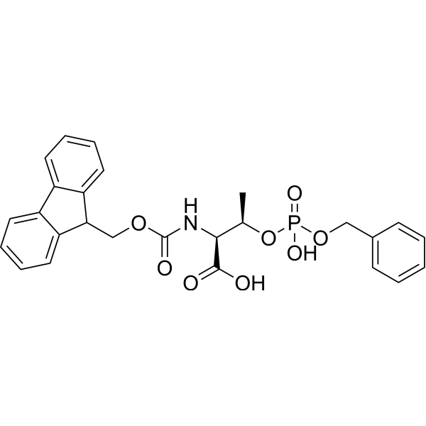 Fmoc-Thr[PO(OBzl)OH]-OH Chemical Structure