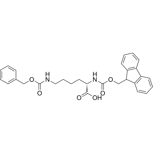 Fmoc-Lys(Z)-OH Chemical Structure