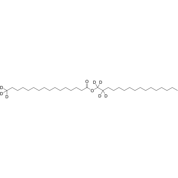 Hexadecyl palmitate-d<sub>3</sub> Chemical Structure
