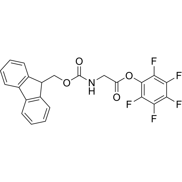 Fmoc-Gly-Opfp Chemical Structure